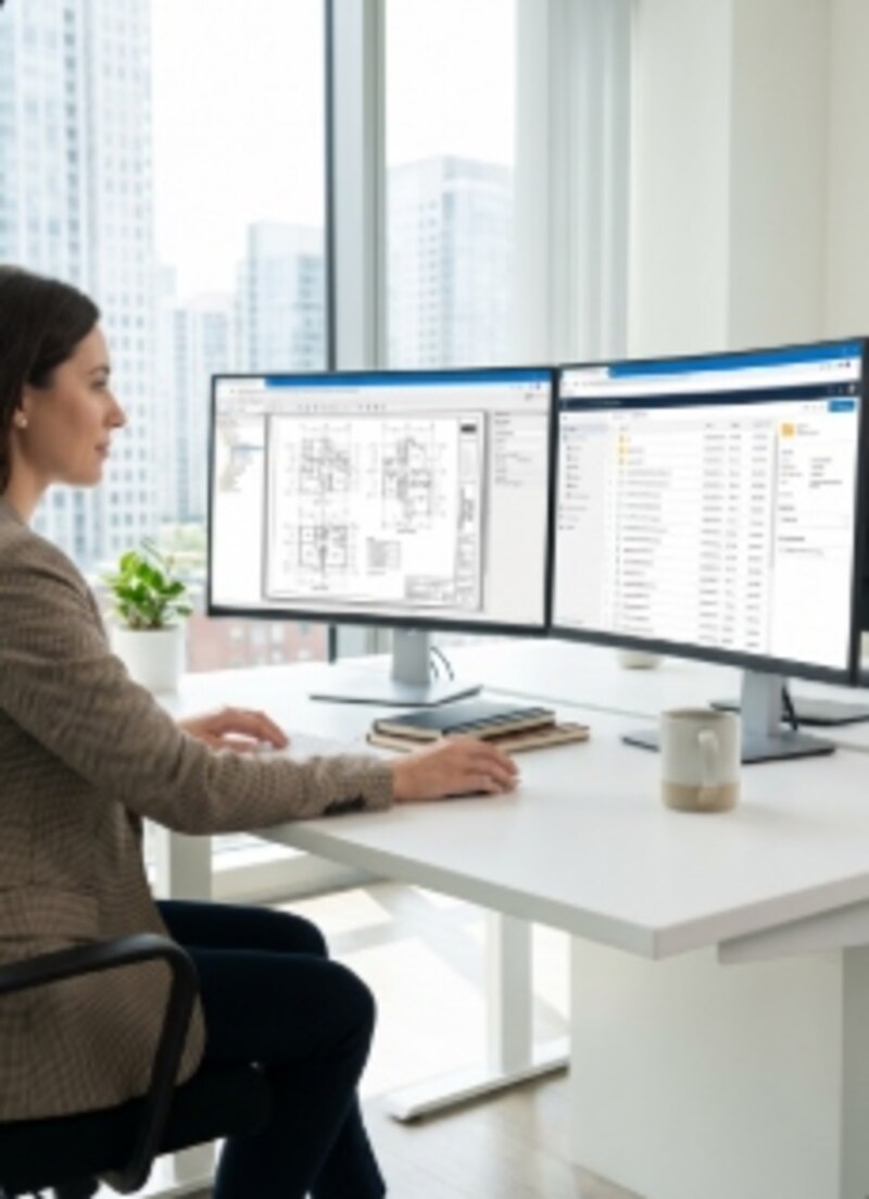 Professional using BuildFlow software