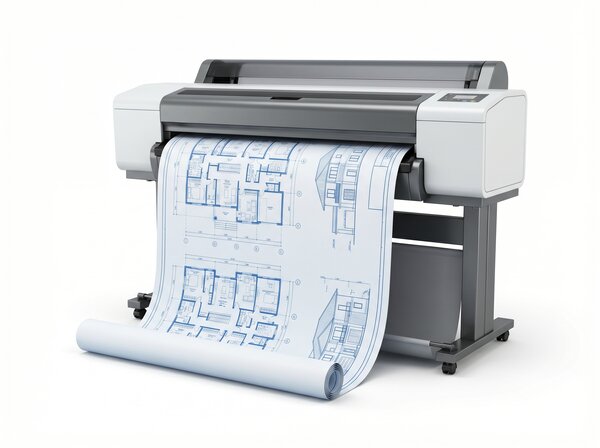 Reprographics — large format blueprint printing